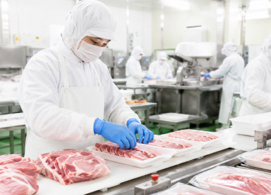 食肉加工工場でのクリーンな処理
